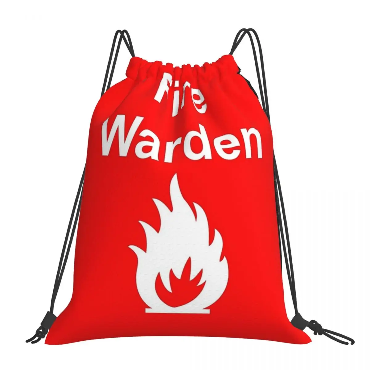 

Fire Warden By Exit Incorporated Drawstring Bags Multi-function Portable Backpacks Drawstring Bundle Pocket Sports Bags Travel