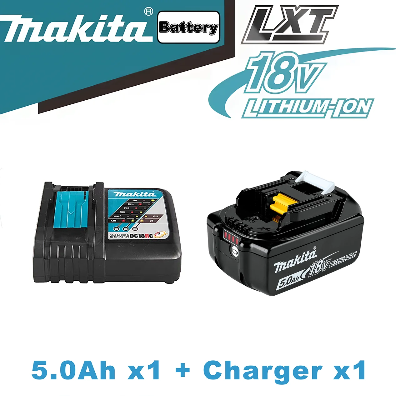 

Аккумулятор Makita BL1850B 18 В 5,0 Ач