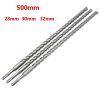 500mm tungsten steel alloy concrete electric drill for wall drilling round handle%ef%bc%88sds plus%ef%bc%89 28 30 32mm bit drill