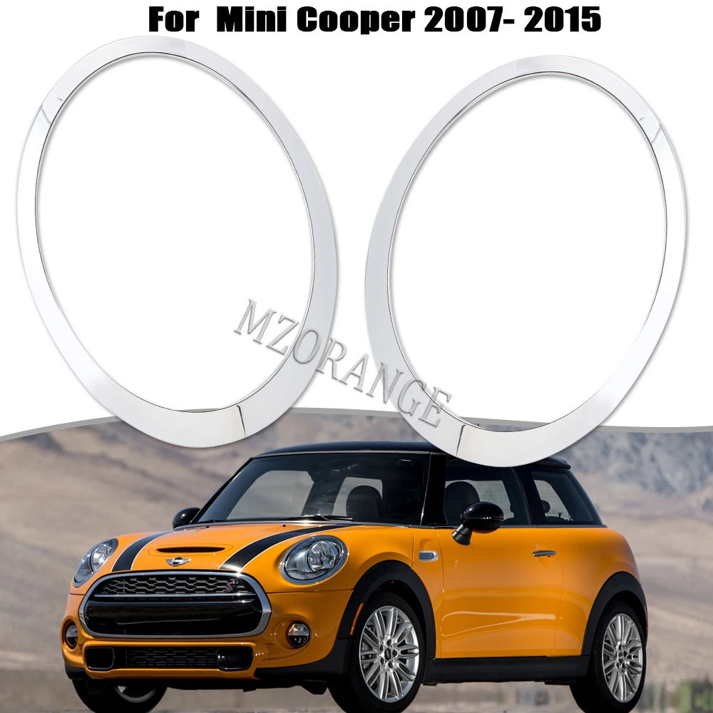 

Headlight decorative strip for BMW Mini cooper R55 R56 2007-2015 Automotive external accessories PC Headlight Decoration Ring