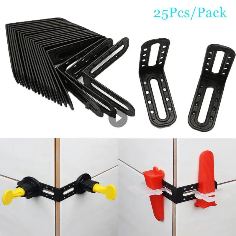 

25Pcs Tile Leveling System Clips Male Angle For Floor Wall Tile Leveler Spacers Locater Adjustment Laying Construction Tools