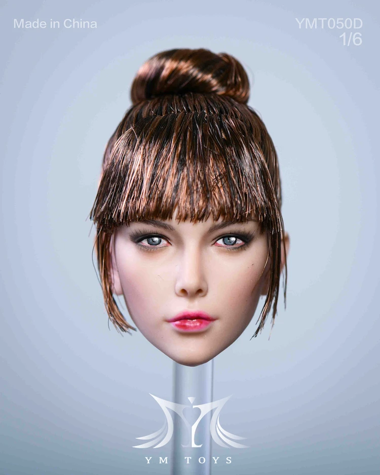 

YMTOYS YMT050 D 1/6 пересадка волос женская ночная резьба по голове подходит для женского тела 12 дюймов PHTBL для коллекции вееров