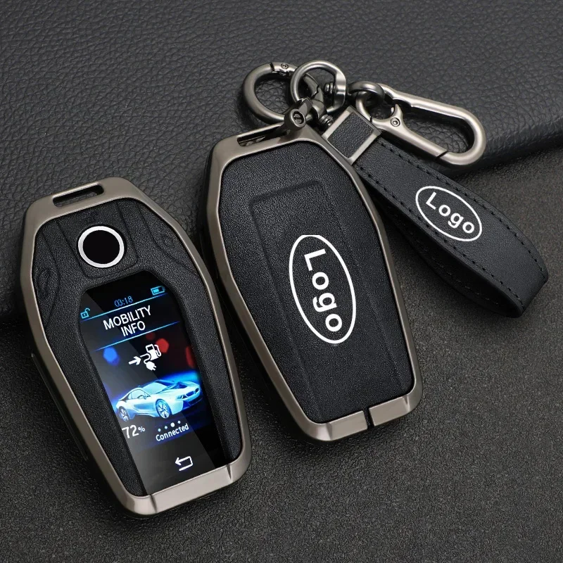 Zinc alloy car Key Case For BMW G05 X5 G30 G12 G11 G32 G31 5 7 Series I8 I12 I15 G01 X3 G02 G07 Smart Accessories LED Display