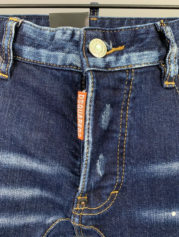 Dsquared2 New Arrival Men's Slim Jeans Patchwork Letter Biker Jeans men jeans