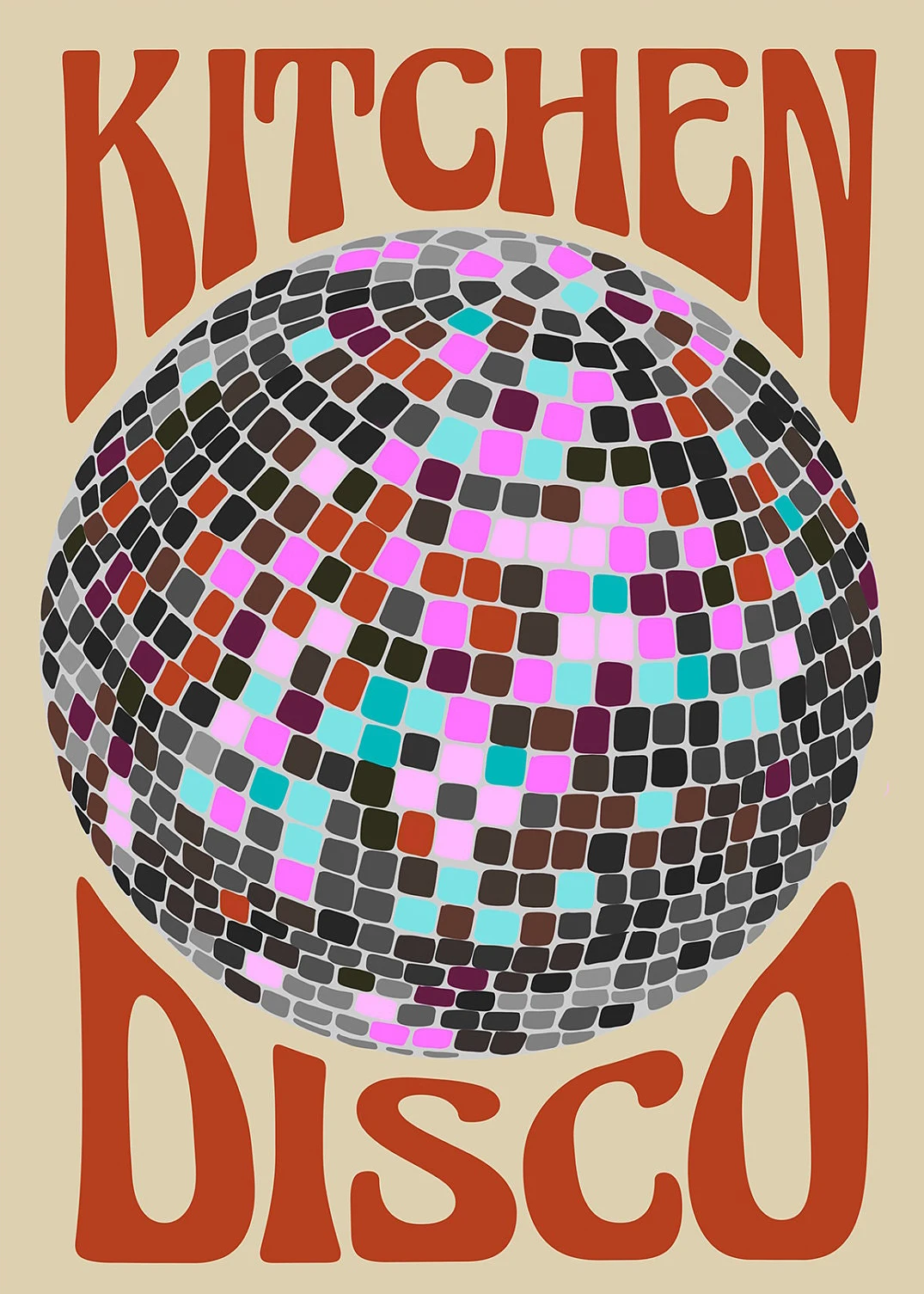 

Печать на холсте "Эта кухня предназначена для танцев"