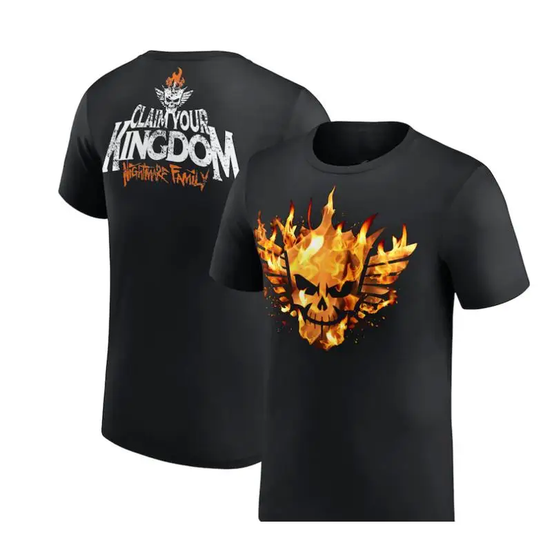 Фото Футболка унисекс Black Cody Rhodes Claim Your Kingdom Flames №1