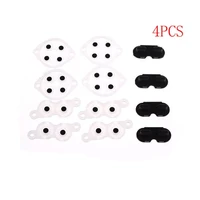 4 sets conductive silicone buttons pads replacement for nes controller