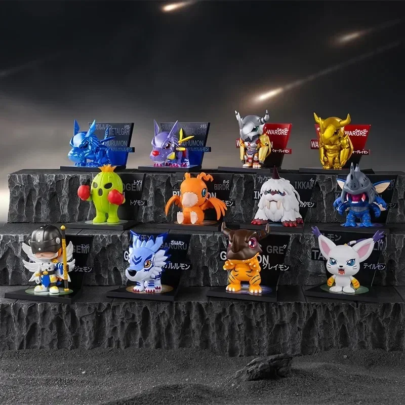POP MART Digimon Adventure Магнит на холодильник Серия слепая коробка Mystery Box Kawaii украшения фигурки домашний декор настольная модель куклы (art.: 3920d1e0ecf47) - 3920d1e0ecf47