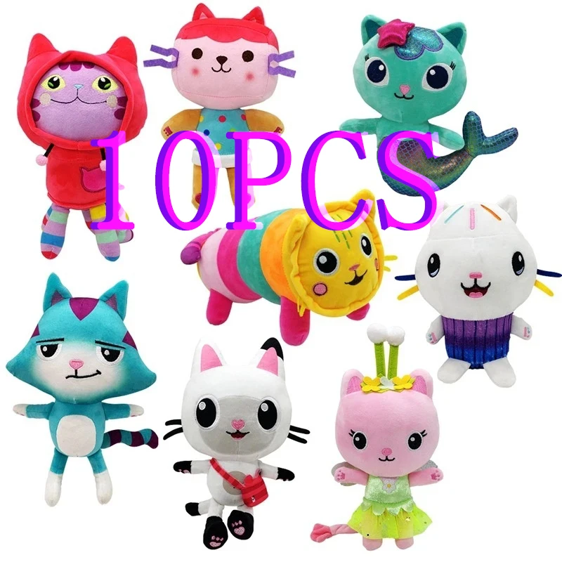 

10 шт., мягкие игрушки для кукольного домика