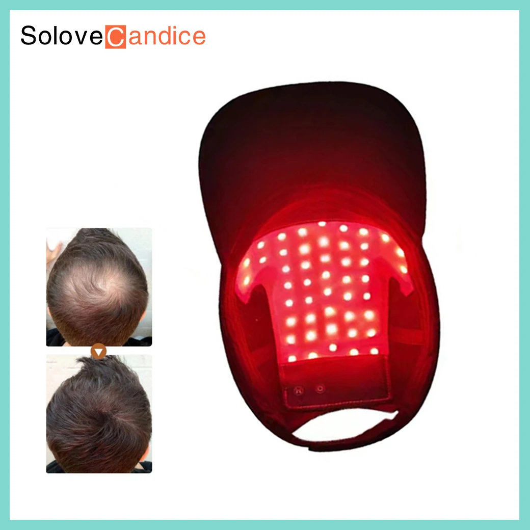 

Red Light Therapy Hair Growth Cap LED Infrared Anti Hair Loss Relax Anxiety Stress Relief Scalp Massage Hair Rejuvenation Device