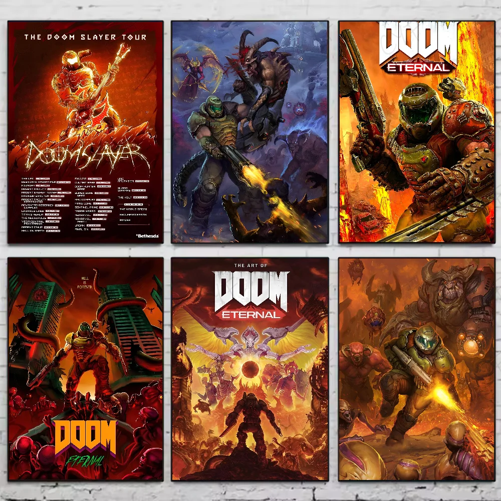 Плакат A-DOOM-Eternal
