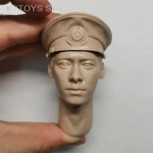 

Голова, Неокрашенная, 1/6 Yifeng Li, азиатская ПВХ голова, лепка, резная модель для 12-дюймовой мужской фигурки HT