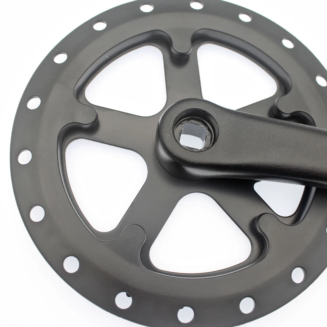 Односкоростной велосипедный кривошипный комплект 40T 165 мм звездообразная