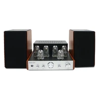 high quality turntable multifunctional vintage radio stereo speaker briefcase vinyl player vacuum tube amplifier with bt