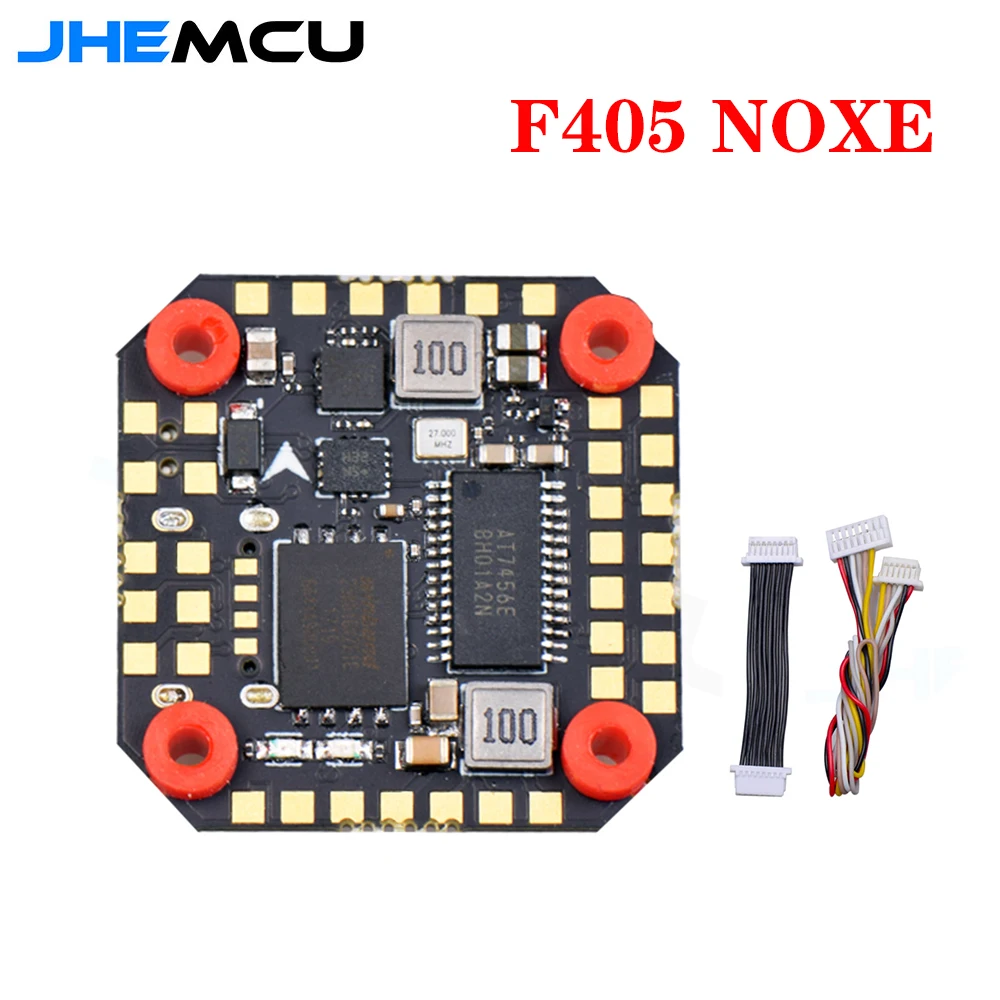 

JHEMCU F405 NOXE Baro OSD Контроллер полета BlackBox 5 в 10 в BEC 3-6S стандартный интерфейс 20x20 мм для радиоуправляемого FPV Фристайл дрона
