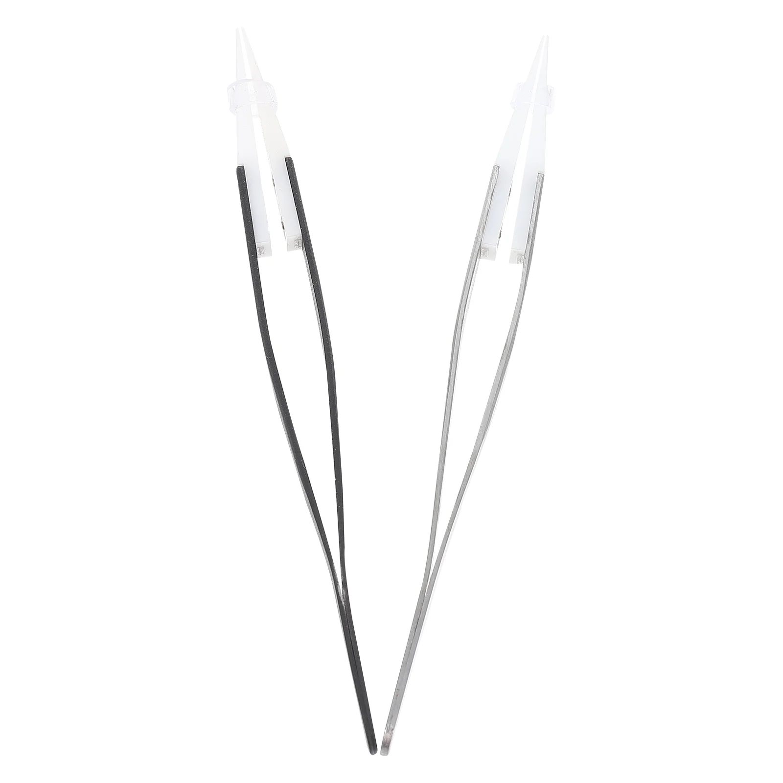 

2pcs Insulation Heat Resistant Tweezers Ceramic Tweezers for Pinching Coils