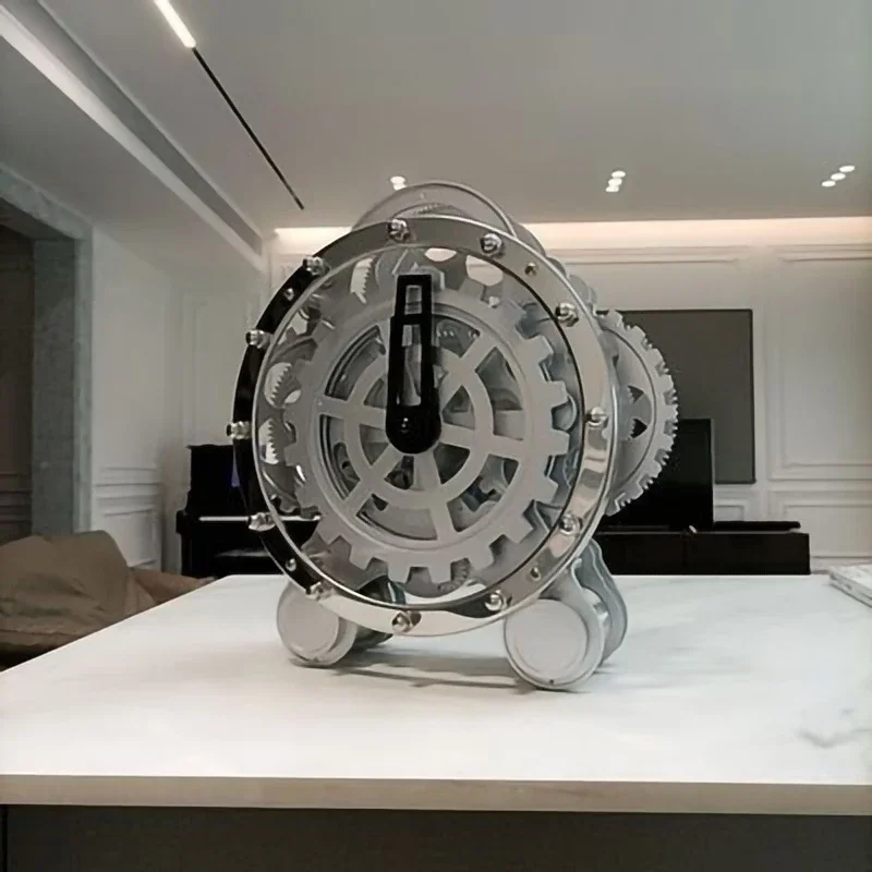 14 amarans montre de table engrenage механический horloges bureau horloge quartz