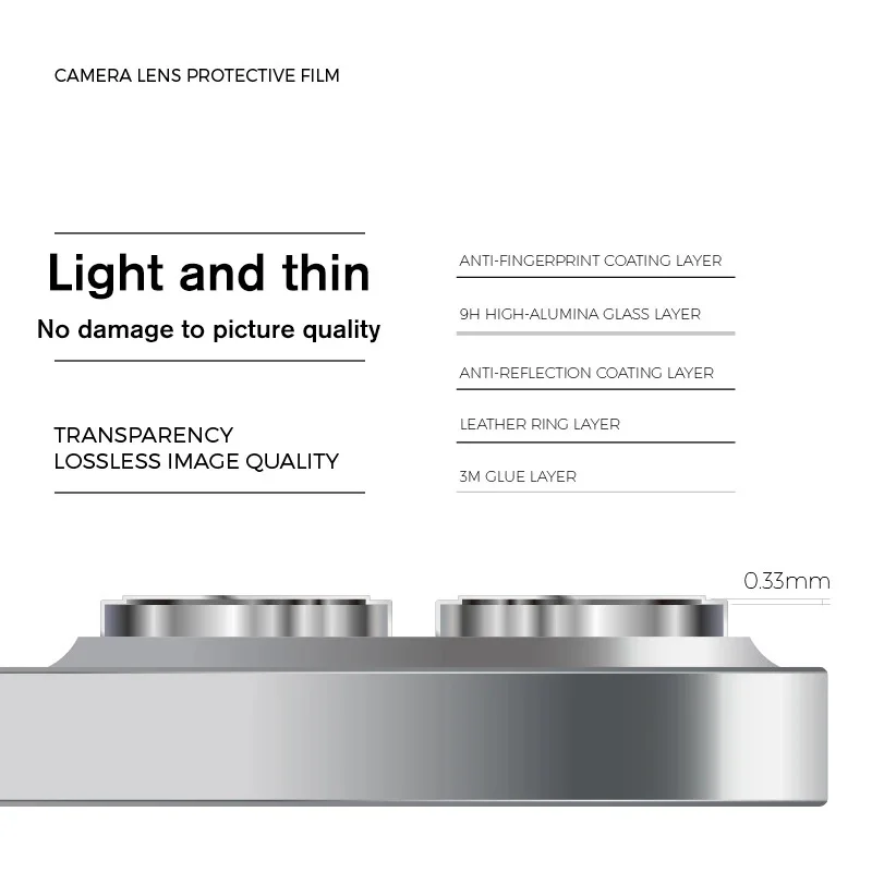 Защитные колпачки для камеры Motorola 50 Ultra с металлическим кольцом из закаленного