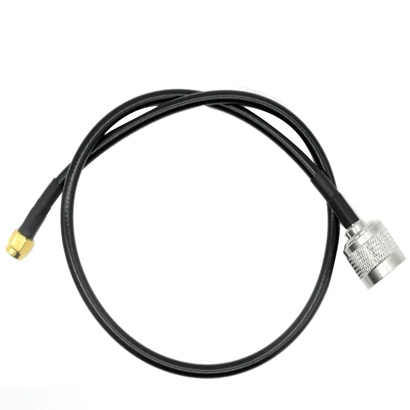 

1Pcs RG58 N Male Plug to RP-SMA Male Jack Connector RF Coaxial Jumper Pigtail Cable for Radio Antenna 5M