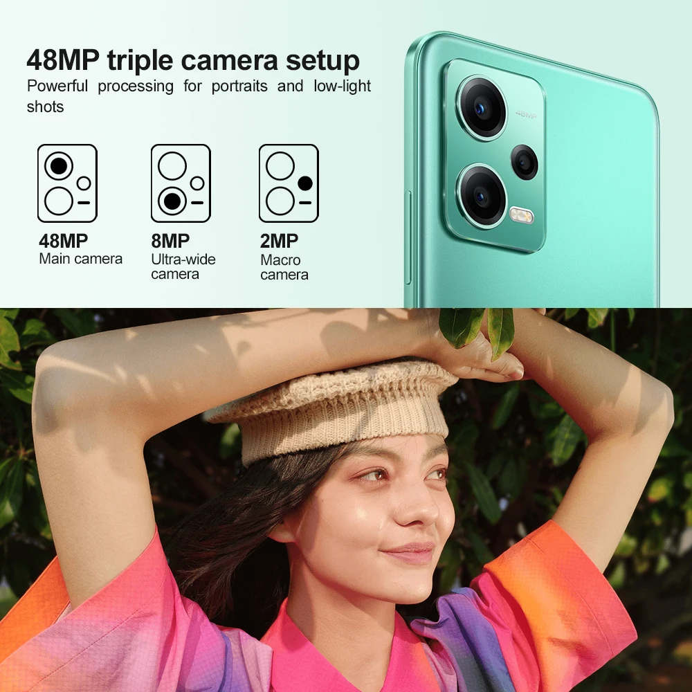 Xiaomi Redmi Note 12 5G Smartphone Global Version 128GB/256GB NFC  6.67