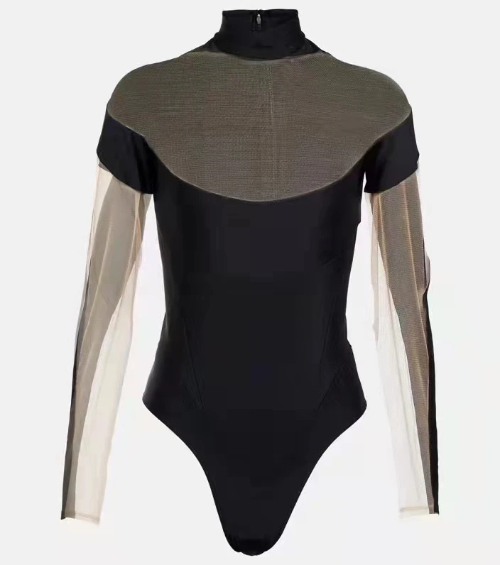 

Комбинезон из сетчатой ткани для отдыха на пляже, 2023