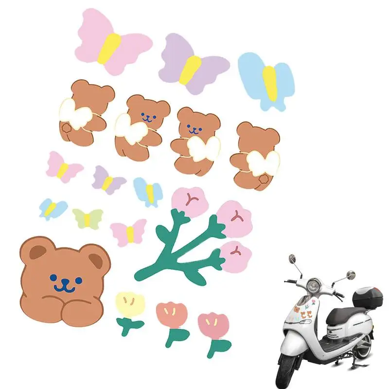 

Цветок Наклейка на шлем Lovley DIY Украшение автомобильный Стайлинг и наклейки самоклеящиеся для мотоцикла мотора ноутбука Наклейка