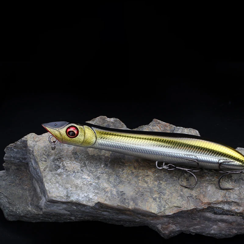LETOYO Рыболовная приманка Pencil Lure 105 мм 10,6 г, поверхностный поппер для ловли на деликатную проводку, плавающая искусственная приманка-карандаш (art.: 3920da89a7fb2) - 3920da89a7fb2