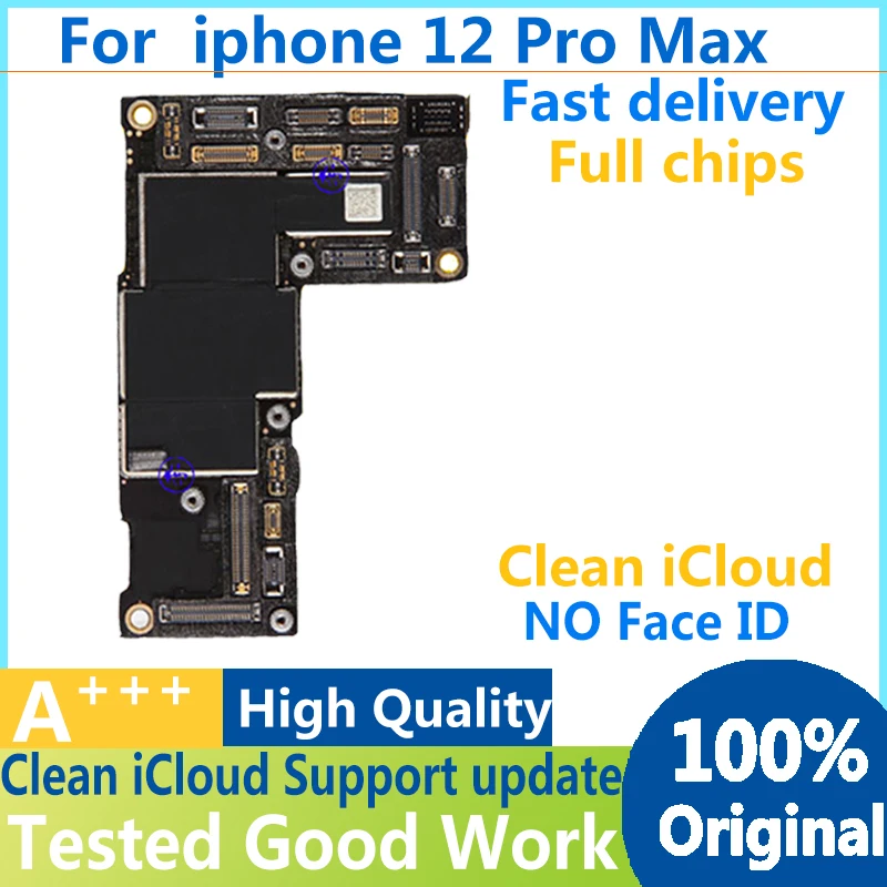 100% оригинальная логическая плата для iPhone 12 PRO MAX материнская разблокированный