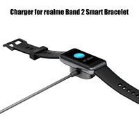 usb magnetic charger cable for realme band 2 safety fast charging dock power adapter smart watch accessories 100cm cable