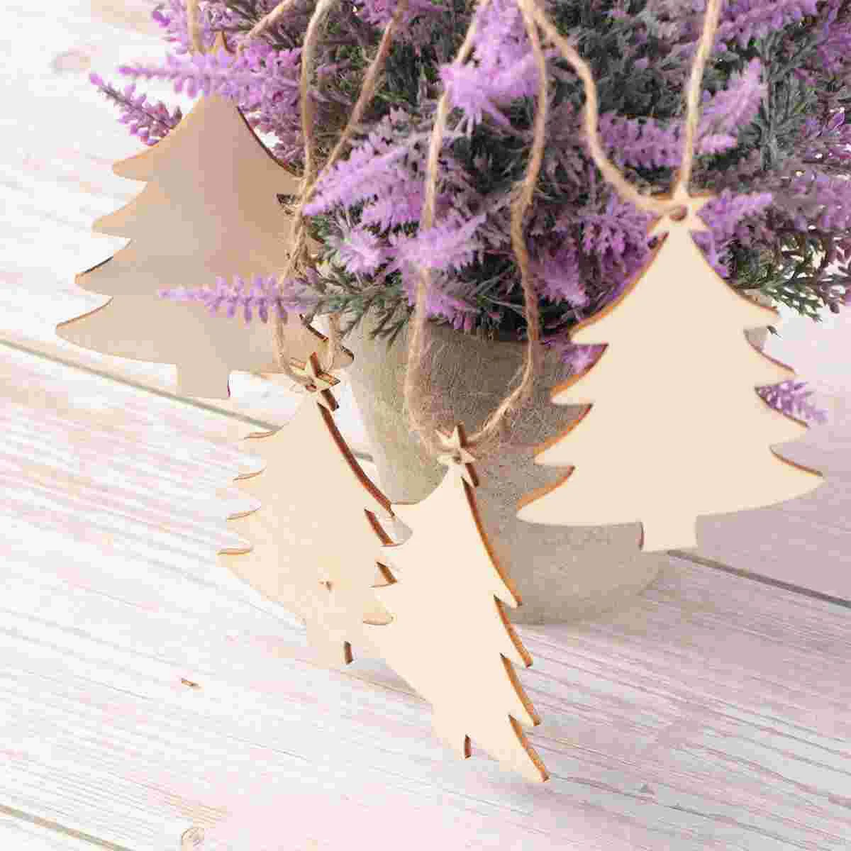 10 шт. рождественские украшения ломтики елок для центральных элементов веселый