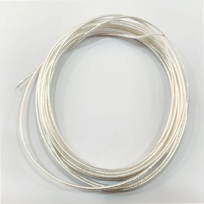 5m High Purity Silver Plated OCC Wire Copper Cable For Audio DIY Amplifier Headphone Speaker cable 14/16/18/19/20/22/24/26 AWG |