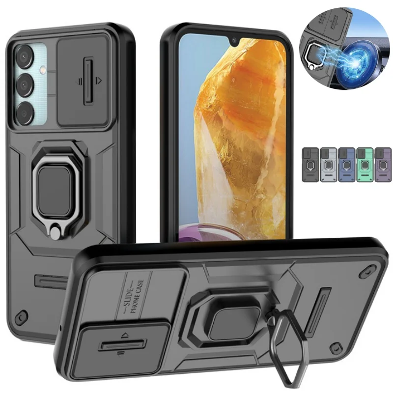 Для Samsung Galaxy F15 5G чехол с магнитным кольцом армированный для телефона F 15 SM-E156B/DS 6