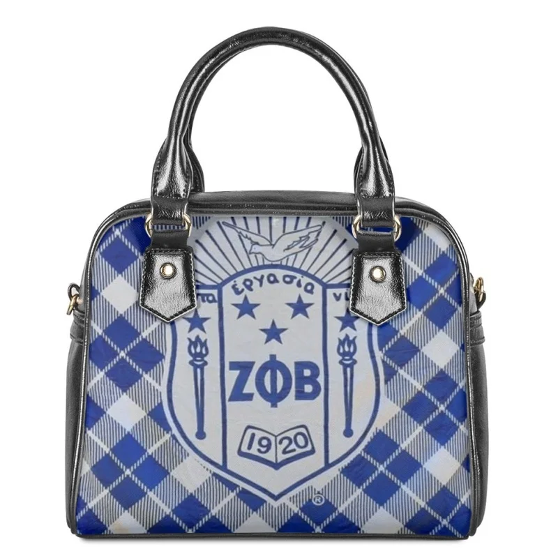 

Twoheartsgirl Zeta Phi Beta Printed Female's Messenger Bags Women Totes Shoulder Bag Adjustable Ladies Top-Handle Diagonal Sac