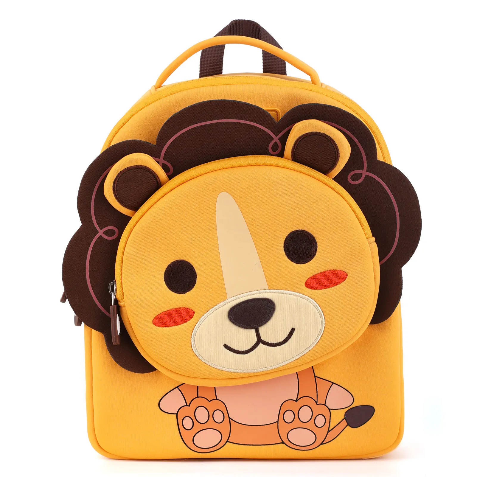 

Cocomilo Kids New 3D Cartoon Lion School Bags for Boys Fashion Children Backpack Kindergarten Animal Print Toddler Gift Book Bag