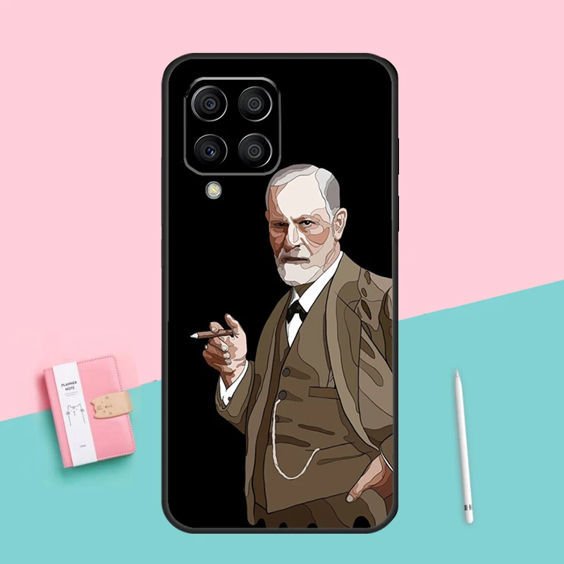 Чехол Sigmund Freud для Samsung Galaxy M32 M52 M31 M16 M11 M21 M13 M33 M35 M53 M55 M15 M14 M34 M54 M12 M06 (art.: 3920cd457758d) - 3920cd457758d