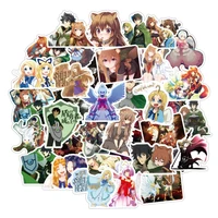 103050pcs anime the rising of the shield hero sticker for luggage laptop ipad skateboard notebook pvc sticker wholesale