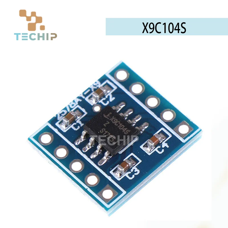 X9C104 Модуль цифрового потенциометра X9C104S 100-цифровой потенциометр для регулировки