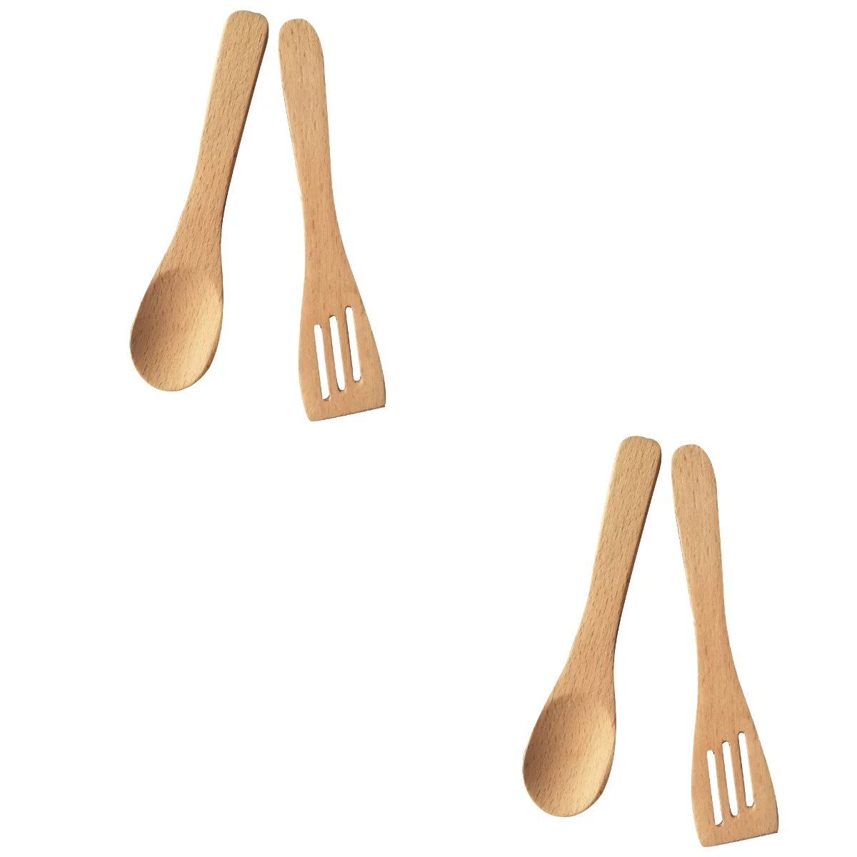 

Wooden Set Utensils Kitchen Cookwareplay Kitchenware Turner Chef Spoon Reusable Cooking Ladle Spatula Toddlers Accessory
