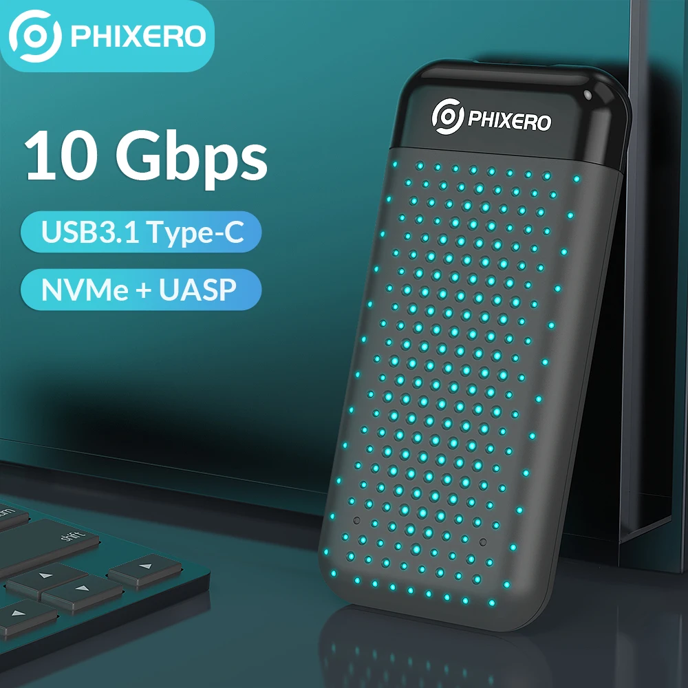 

Корпус внешний для SSD-накопителя PHIXERO, 10 Гбит/с