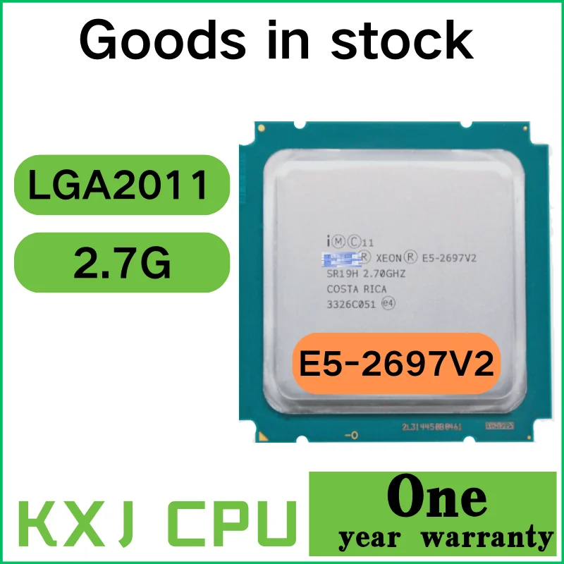 

Used Intel xeon E5 2697 v2 2.7GHz 30M QPI 8GT/s LGA 2011 SR19H C2 E5 2697v2 CPU Processor 100% normal work