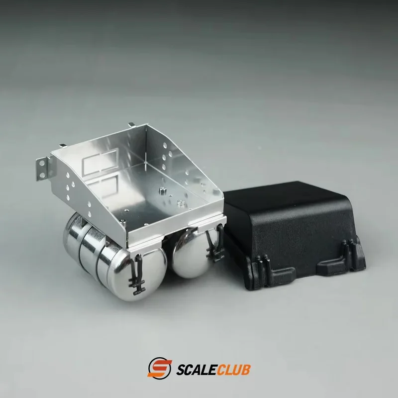 Фото Модель Scaleclub для Tamiya для Scania 1/14 R620 R470, аккумуляторная коробка, воздушный бак, аксессуары для авто, подходит для конкретных групп, сделай сам №4