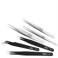 1 pcs volume lash tweezers stainless steel eyelash tweezers for eyelash extension eye makeup tools