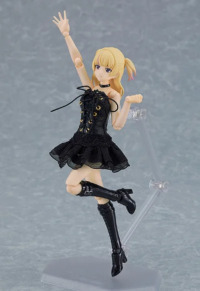 【FS】 Оригинальный Max Factory Figma 581, женское тело (Юки), черное облегающее платье, фигурка, модель игрушки, коллекция подарков (art.: 3920d30004bf1) - 3920d30004bf1