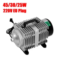 220v 453025w fish tank electromagnetic oxygen booster pump household low noise air compressor for pond air aerator pump