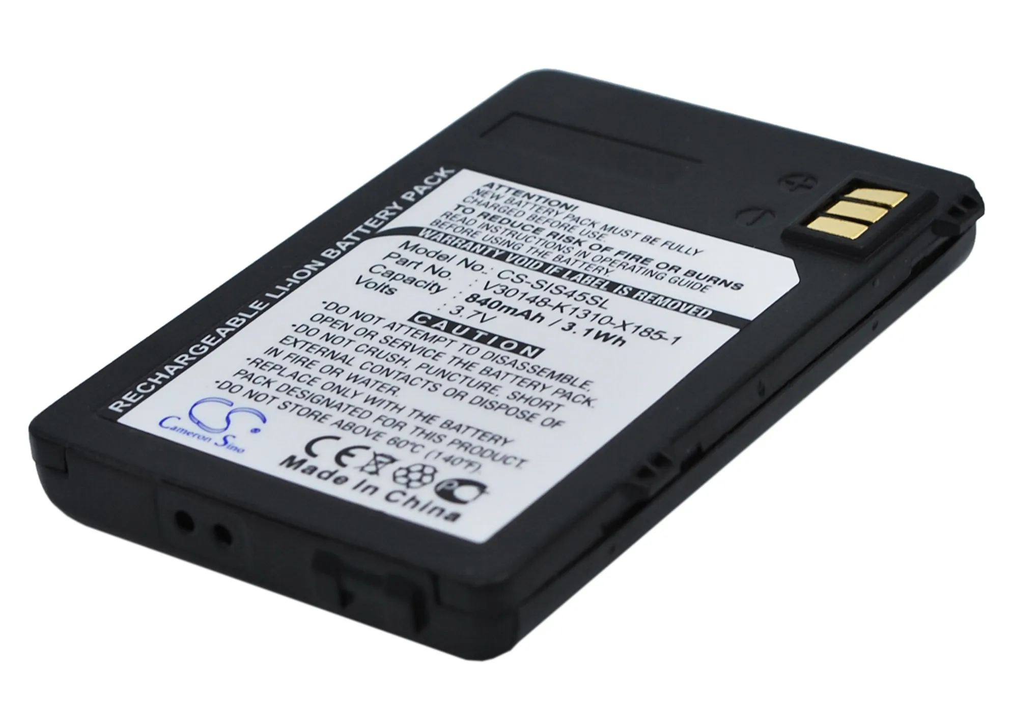 

Cameron Sino Mobile SmartPhone Replacement Li-ion Battery 840mAh For L36880-N4501-A100 Siemens 3618, 6618, M45, ME4 Free Tools