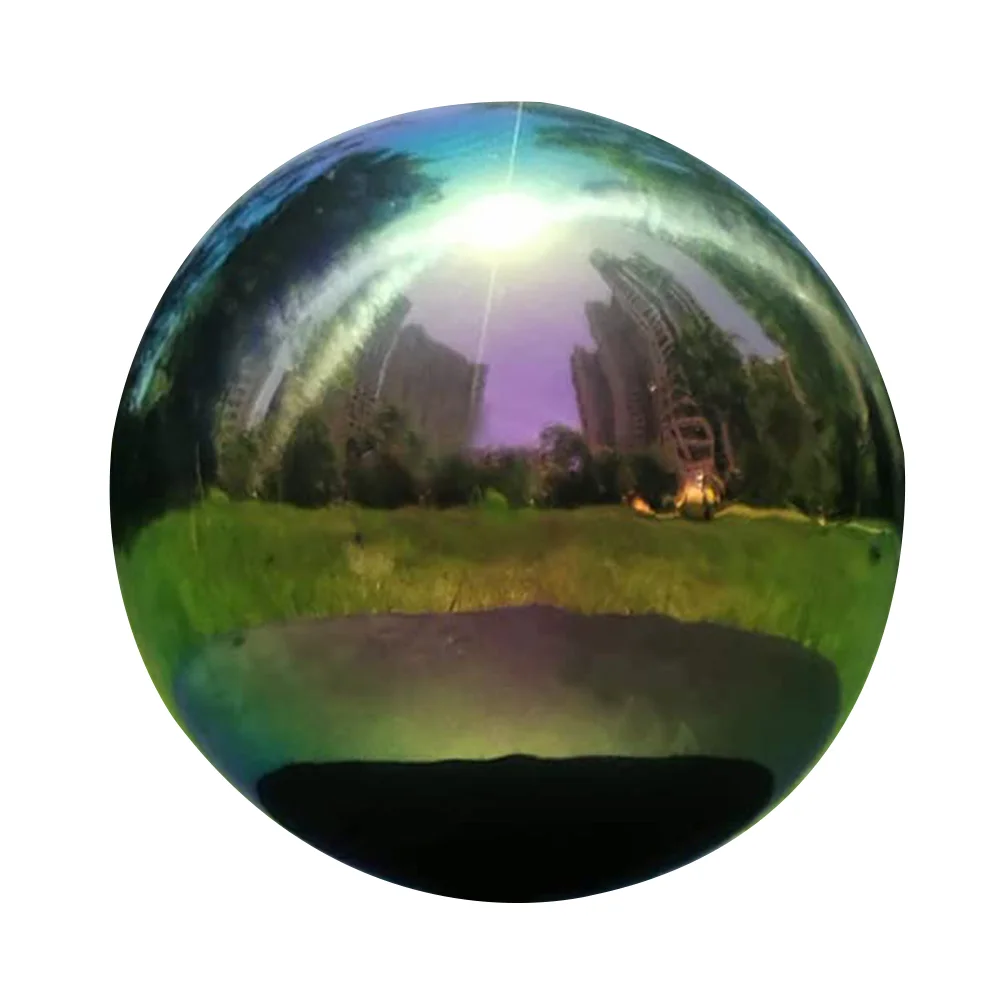 

Garden Gazing Mirror Sphere Globe Hollow Stainless Steel Outdoor Polished Reflective Shiny Decorative Half Metal Decor Ornament