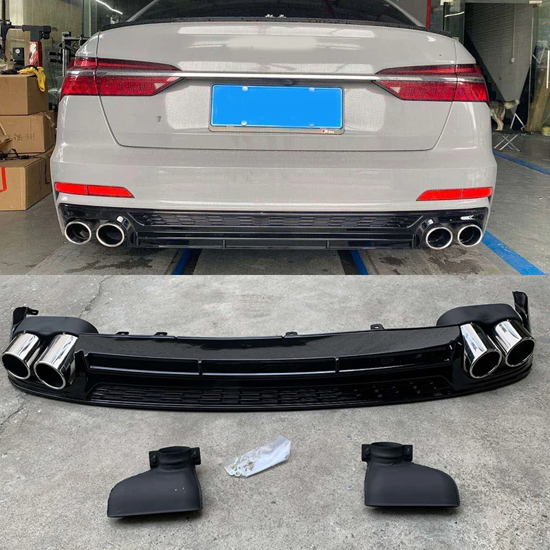 

Задний бампер для Audi A6 S6 S8 2019 2020 2021 Abs