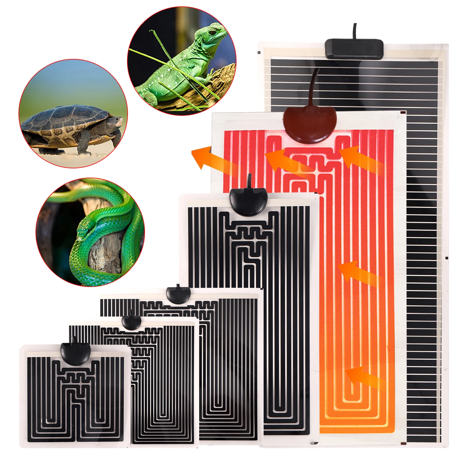 1 шт. электрогрелка для рептилий домашних животных электрическое одеяло