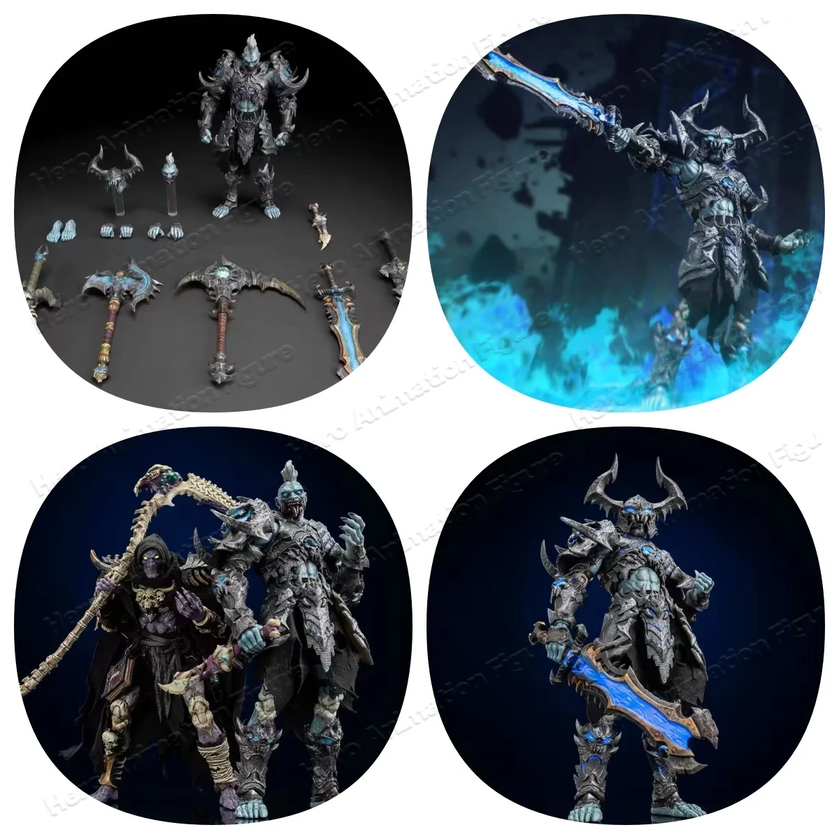 Фото В наличии: Фигурка Metytoyz Death Knight Frostbone Sarano 1/10, коллекционная модель, подарок, лимитированная серия №1