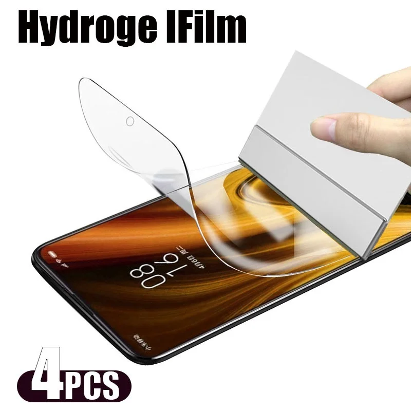 

Гидрогелевая пленка для Redmi Note 11 10 9 8 Pro Max 10T 9T 8T 10S 9S, защитная пленка для экрана Redmi 9 8 9T 9C 9A 9AT 8A, не стеклянная, 4 шт.